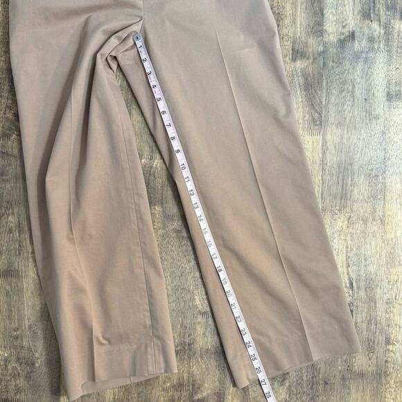 St John Sport Women’s Straight Leg Ankle Length Trouser Pant Tan Khaki Size 8 - Picture 5 of 11